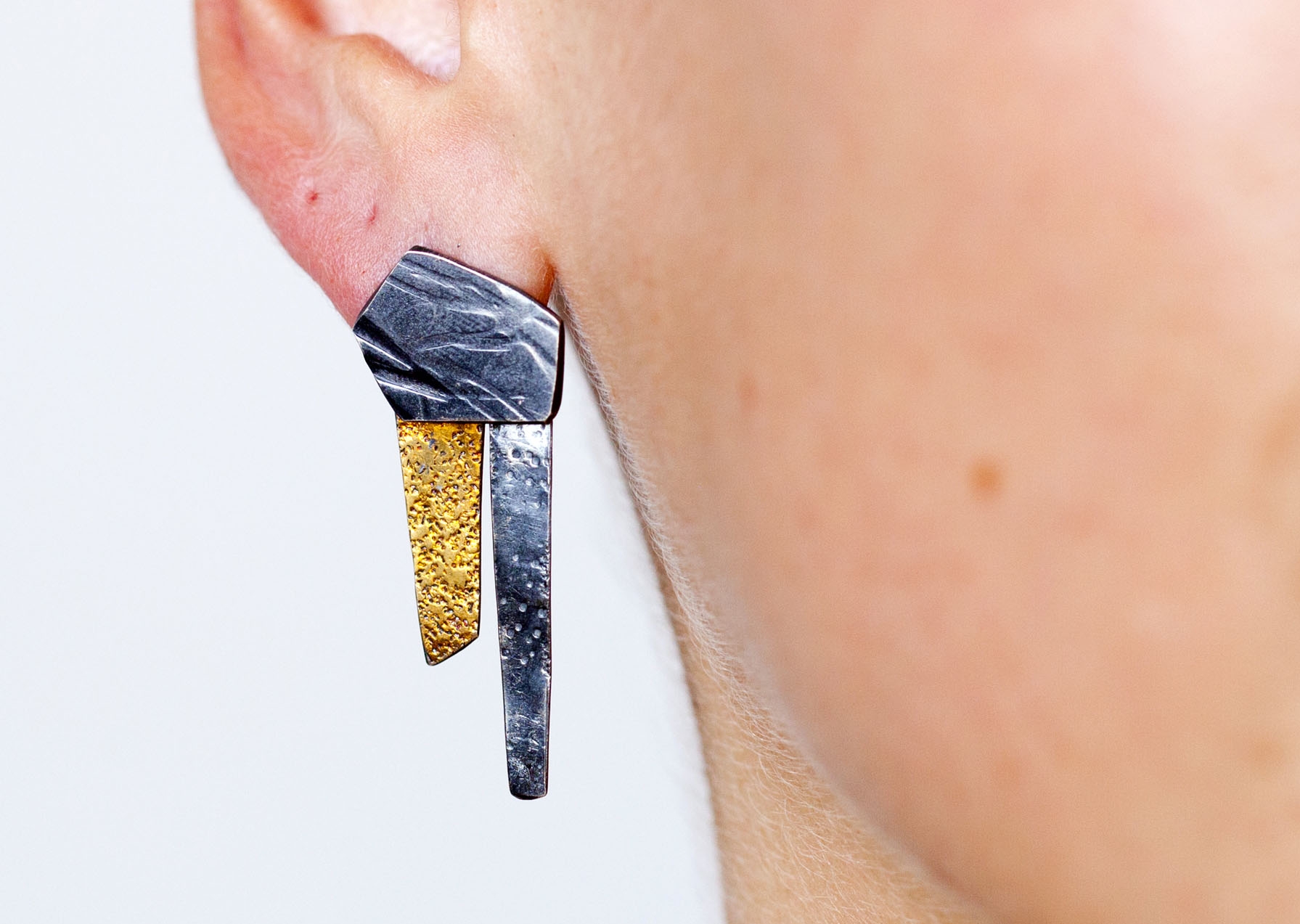Titan Double Drop Earrings